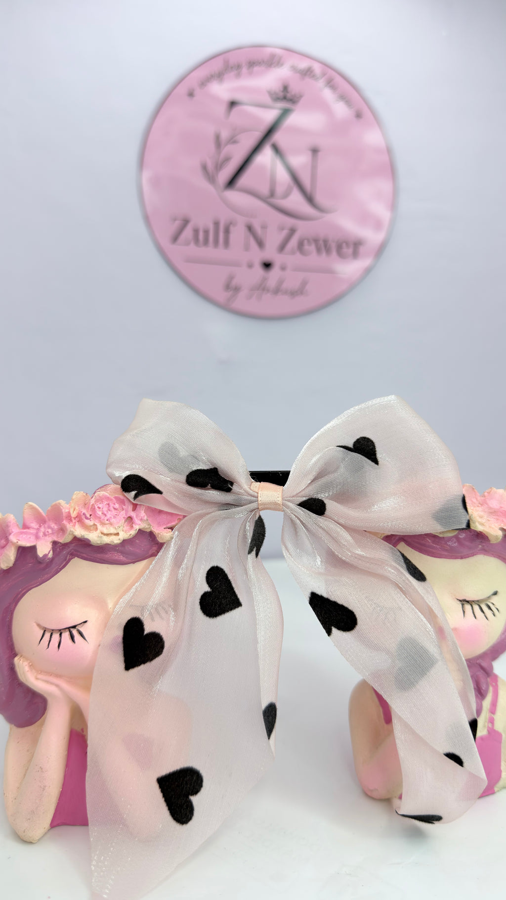 Butterfly Organza Hair Bow – Elegant Sheer Ribbon Hair Clip