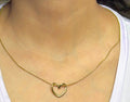 Golden Heart Pendant Necklace