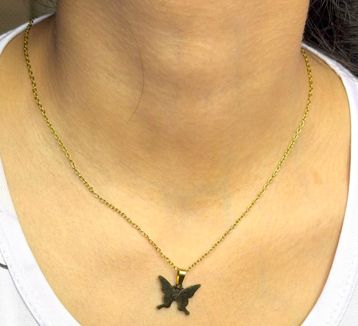 Butterfly Pendant Necklace