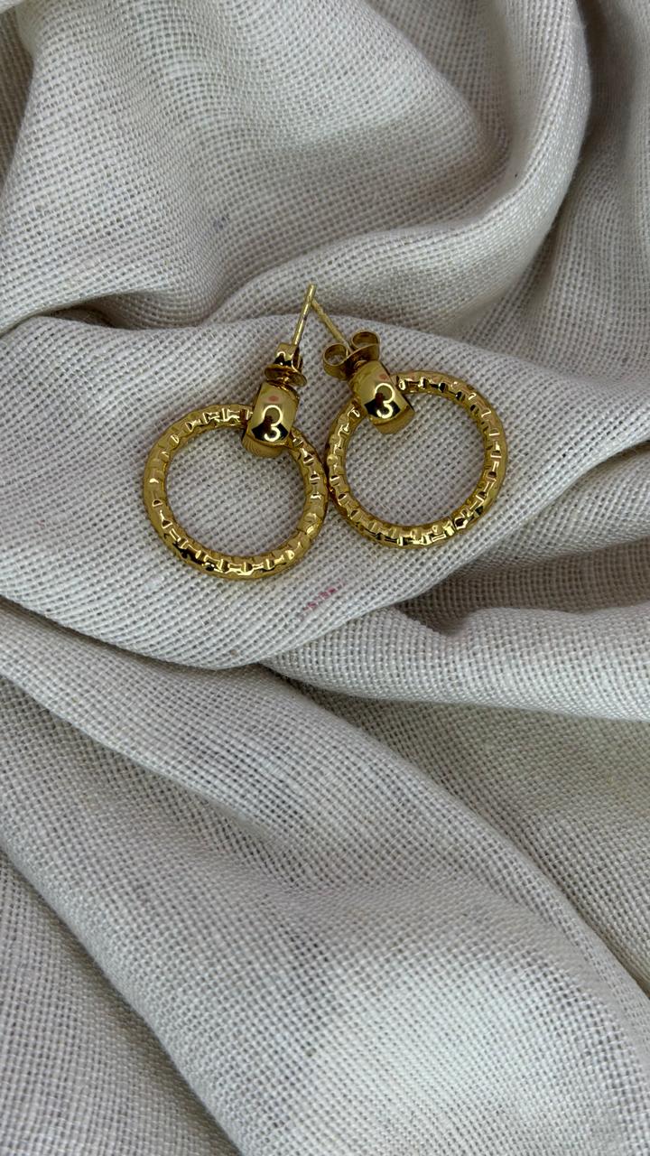 Circle Stud Earrings