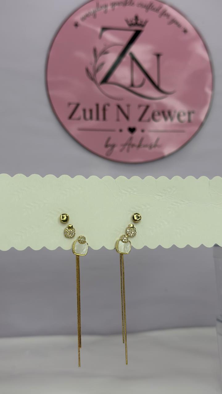 Thread Drop Earrings