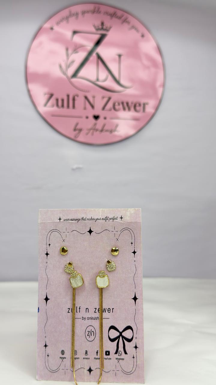 Thread Drop Earrings