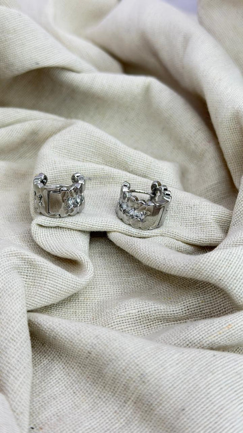 Crystal Huggie Earrings