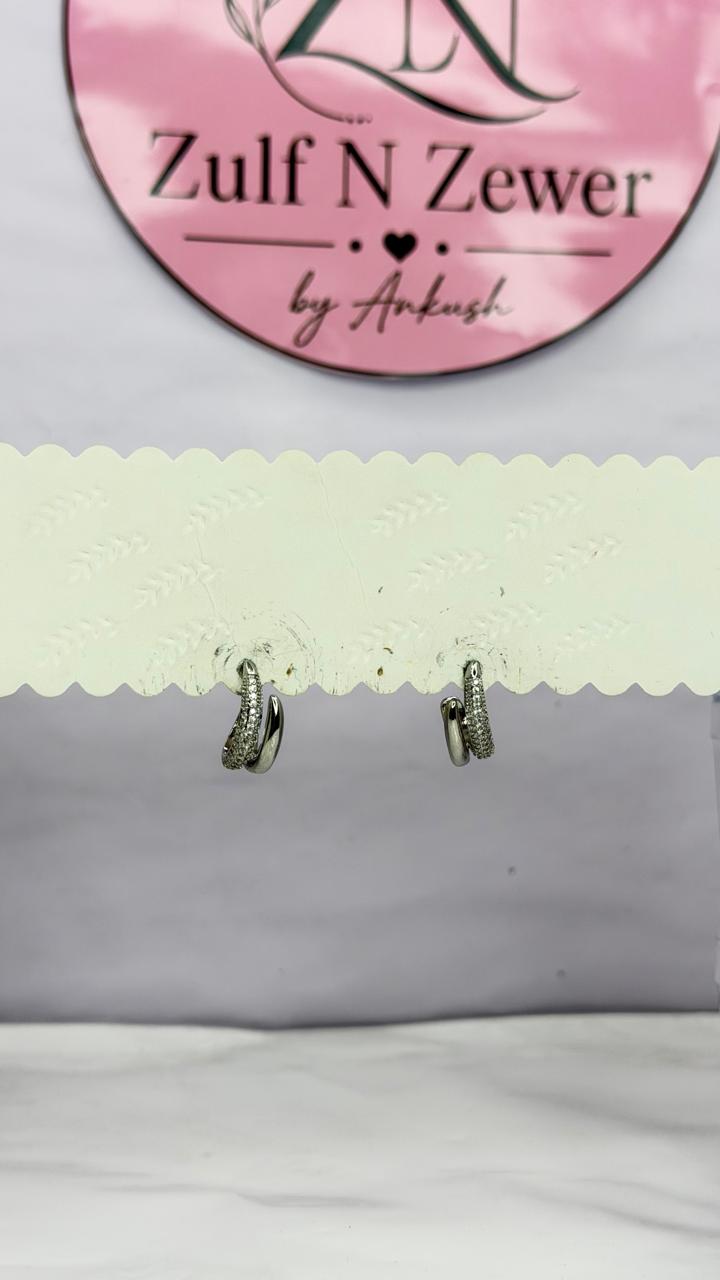 Cuff Hoop Earrings