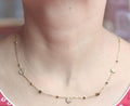 Sparkling Clover Station Necklace
