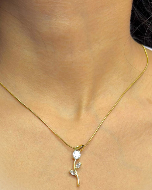 Crystal Pendant Necklace