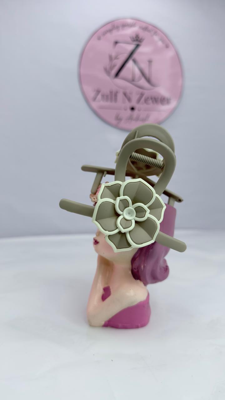 Floral Hair Claw Clip