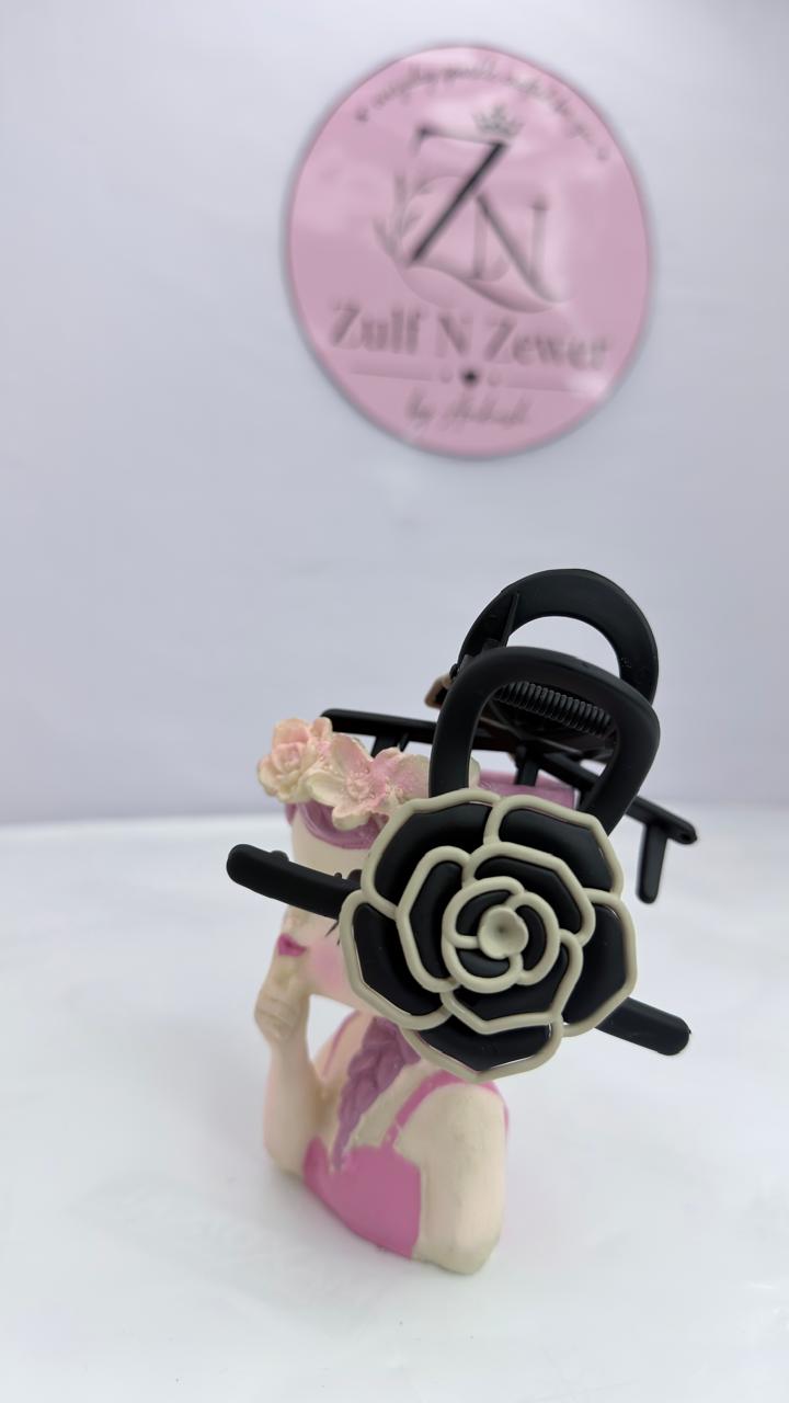 Floral Hair Claw Clip