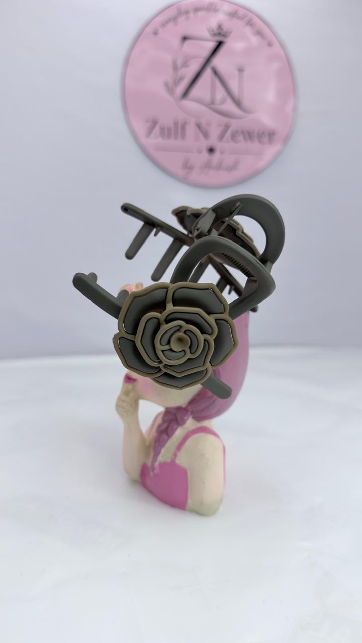 Floral Hair Claw Clip