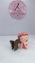 Matte Butterfly Hair Claw Clip – Mocha Brown
