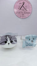 Cartoon Animal Hair Claw Clip Combo – Cat & Bear Design