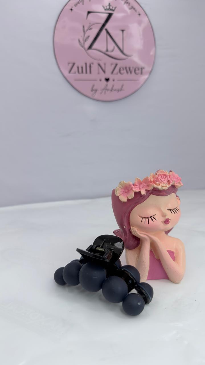 Matte Bubble Hair Claw Clip | Strong Hold Hair Claw for Women & Girls