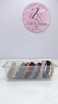Cotton Hair Ties – Assorted Pastel & Neutral Shades