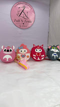 Cute Cartoon Character Silicone Coin Pouch & Keychain Collection