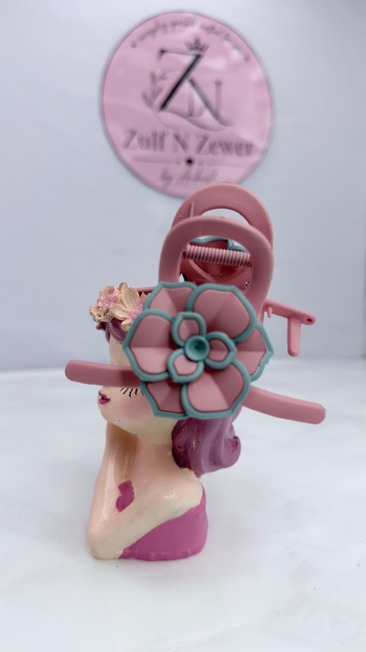 Floral Hair Claw Clip