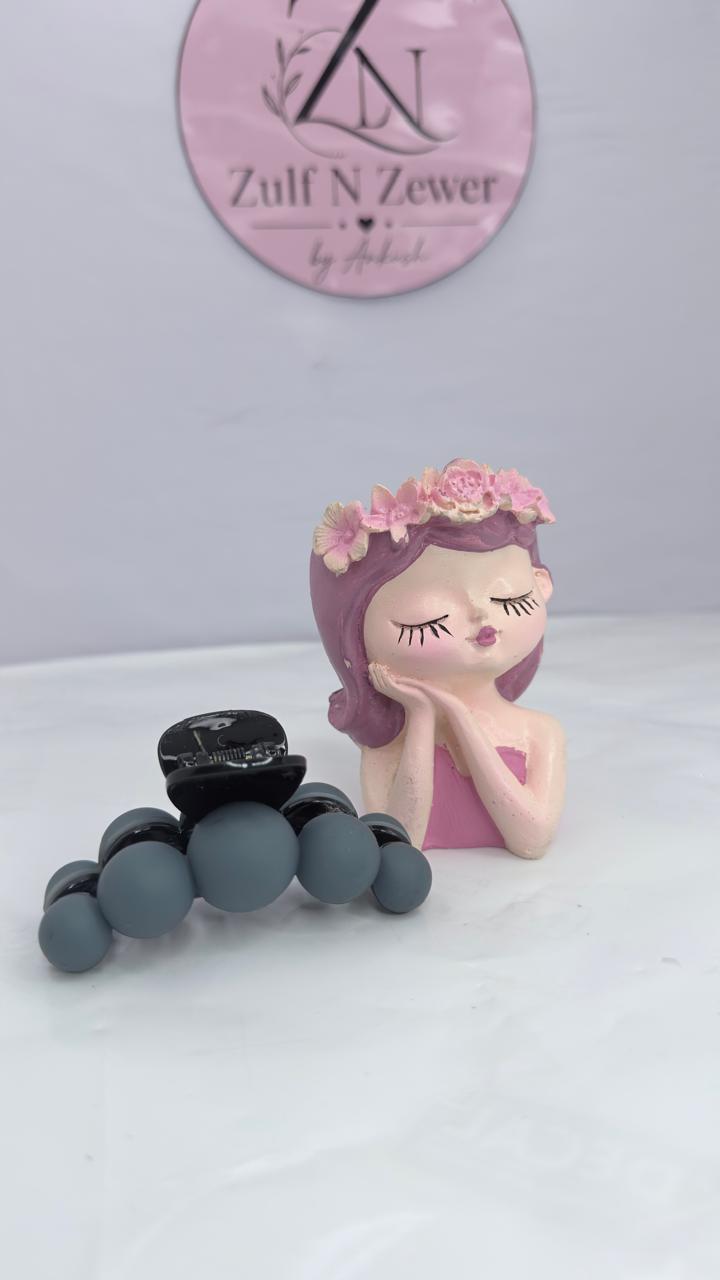 Matte Bubble Hair Claw Clip | Strong Hold Hair Claw for Women & Girls