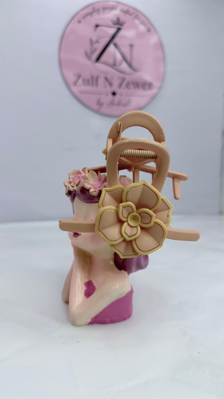 Floral Hair Claw Clip