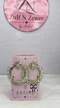 Luxury Crystal Sunburst Hoop Earrings | Statement Party Wear Earrings for Women