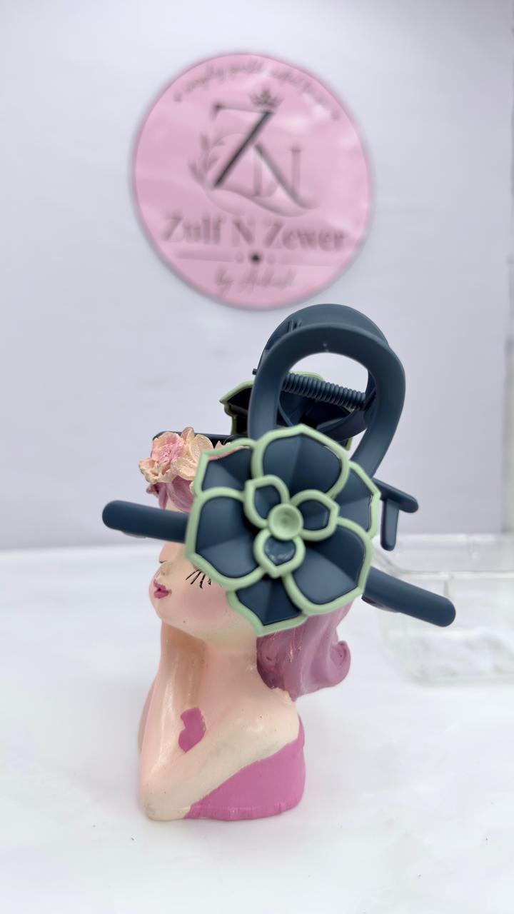 Floral Hair Claw Clip