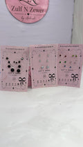 Multi-Design Stud Earrings Set – Stylish Crystal & Colorful Stud Earrings for Women & Girls
