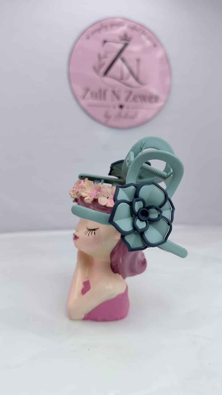 Floral Hair Claw Clip