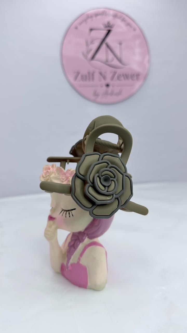 Floral Hair Claw Clip