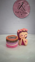 Pastel Spiral Hair Tie Combo Set – No Crease Coil Hair Bands for Women & Girls (Set of 6)