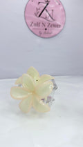 Flower Hair Claw Clip – Translucent Floral Hair Clip