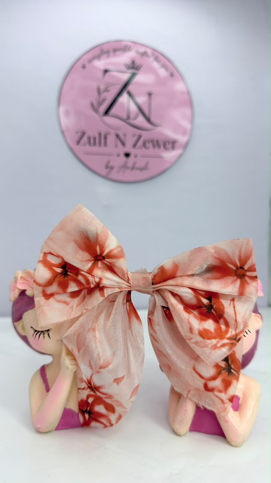Elegant Bow Hair Clip Combo Set | Printed Organza & Satin Hair Bows