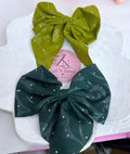 Rhinestone Organza Hair Bow Combo Set – Premium Sheer Bow Hair Clips for Women & Girls