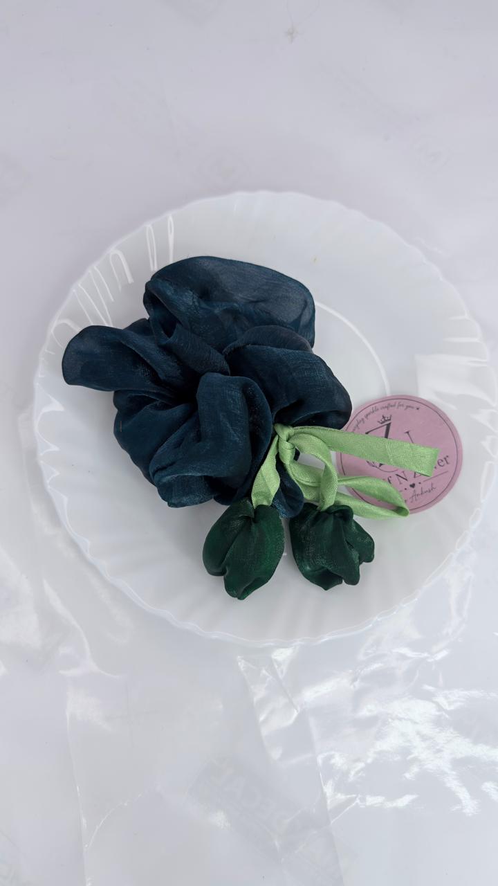 Tulip Satin Hair Scrunchie (Pack of 6)