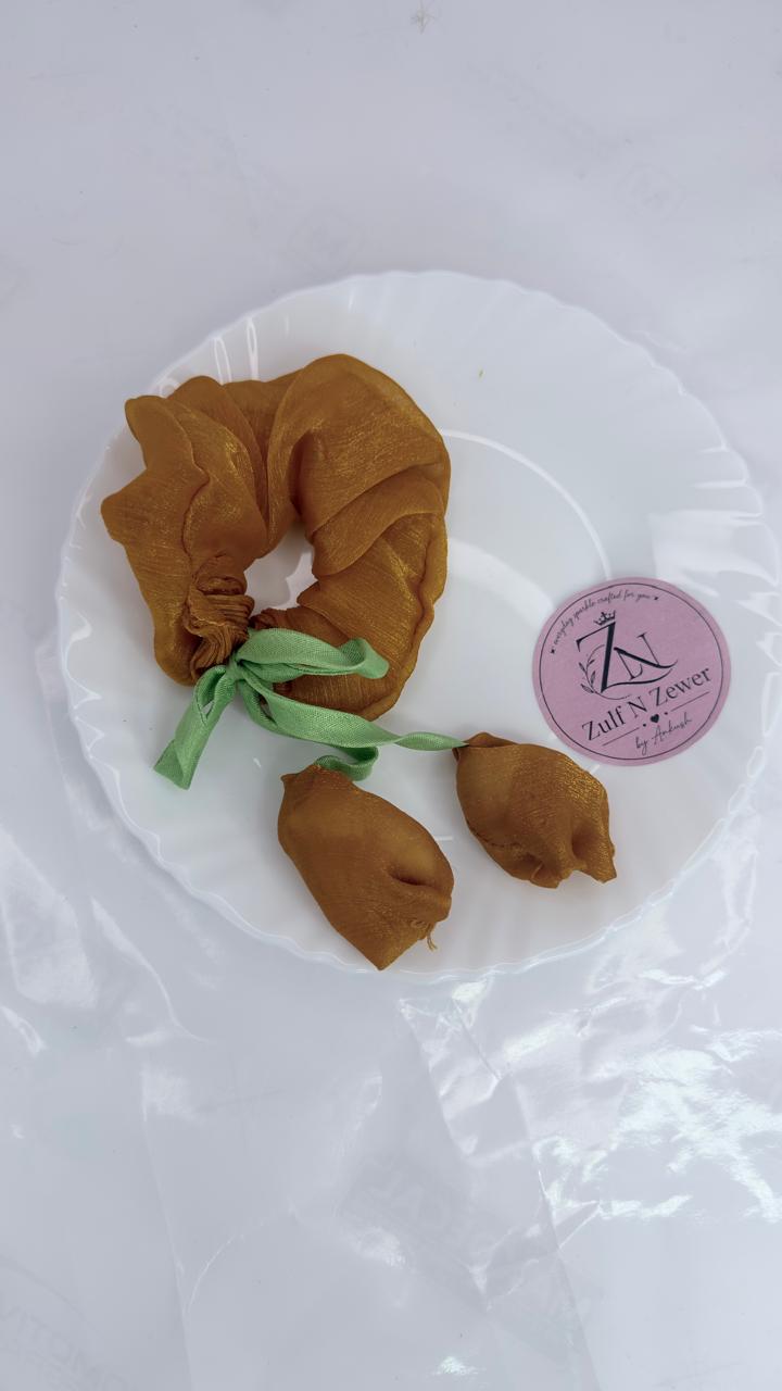 Tulip Satin Hair Scrunchie (Pack of 6)