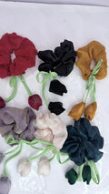 Tulip Satin Hair Scrunchie (Pack of 6)